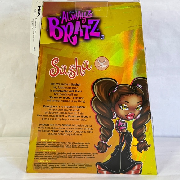 🧸 ALWAYZ BRATZ SASHA "Bunny Boo" Streetwear FASHION DOLL Accessories -2023 NEW - Picture 7 of 12